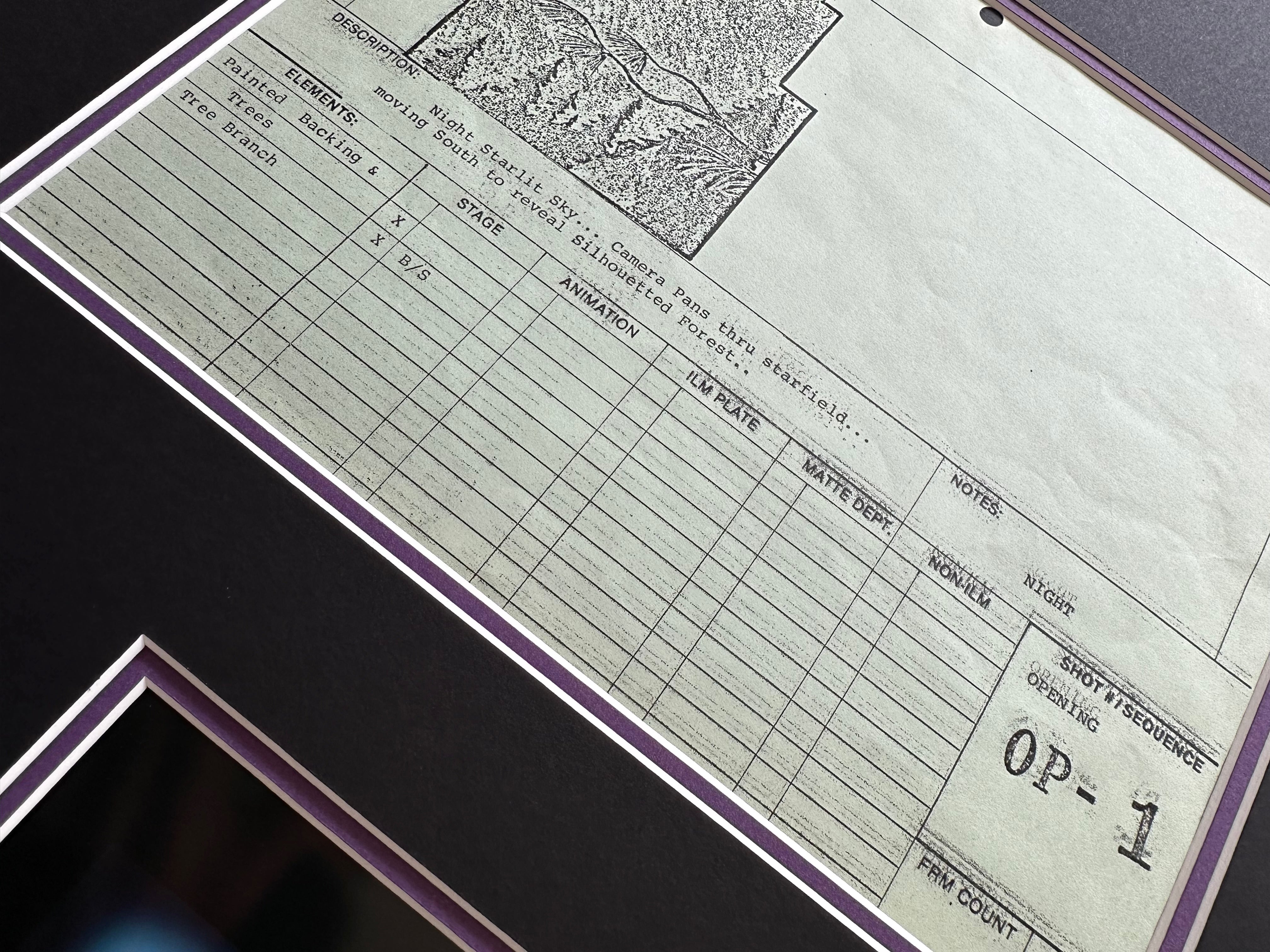 E.T. The Extra Terrestrial (1982) - A Production Used Storyboard