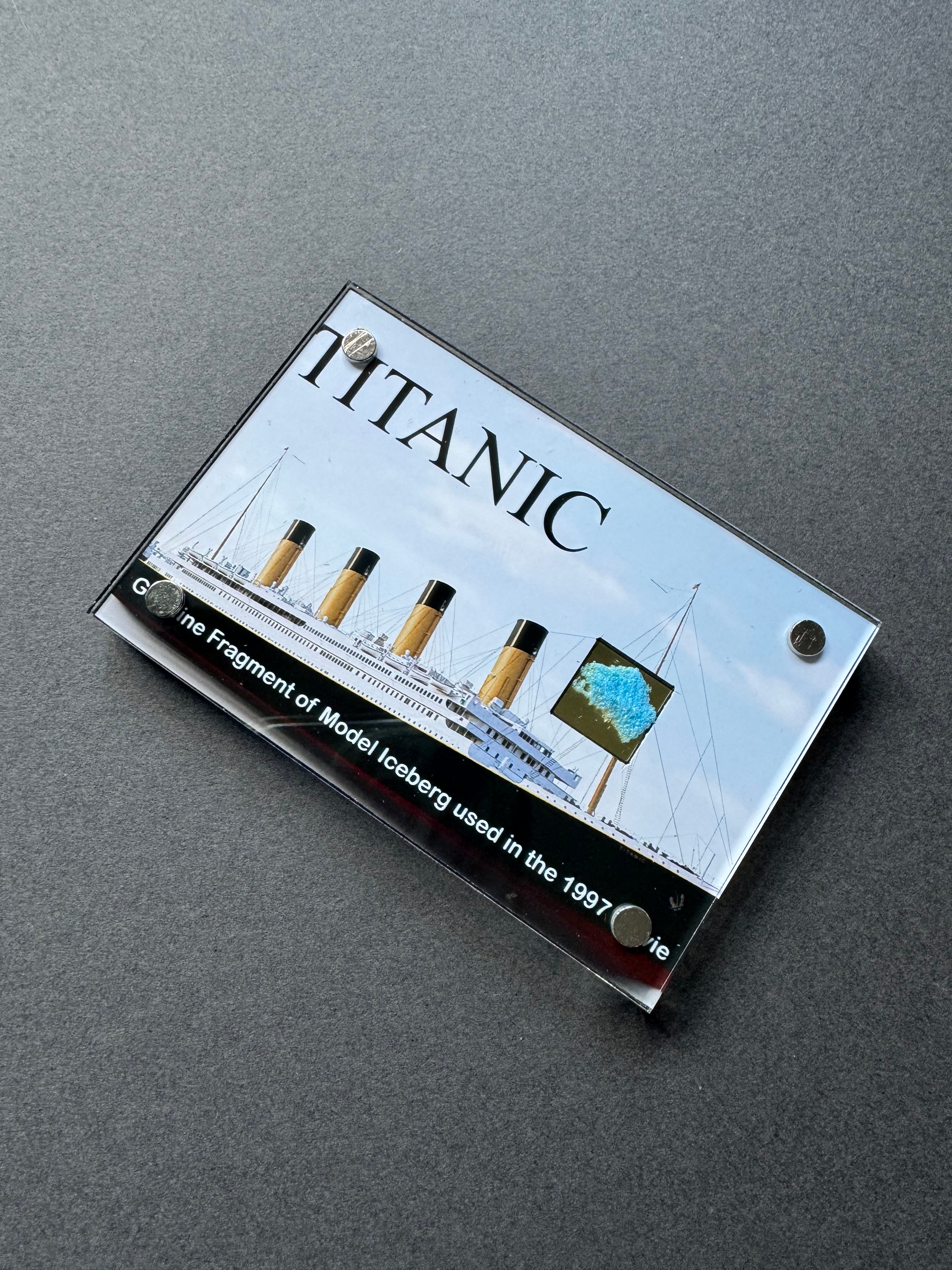 Titanic (1997) - A Piece of Prop Iceberg Miniature used in the Film