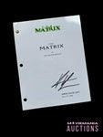 The Matrix (1999) - A Shooting Script Signed by Keanu Reeves