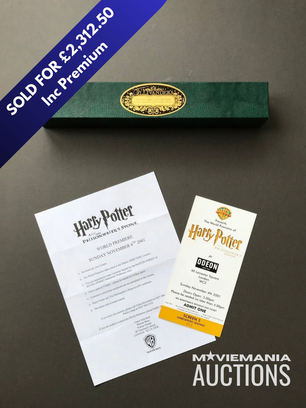 Harry Potter & The Philosopher’s Stone (2001) - Ollivanders Wand Box