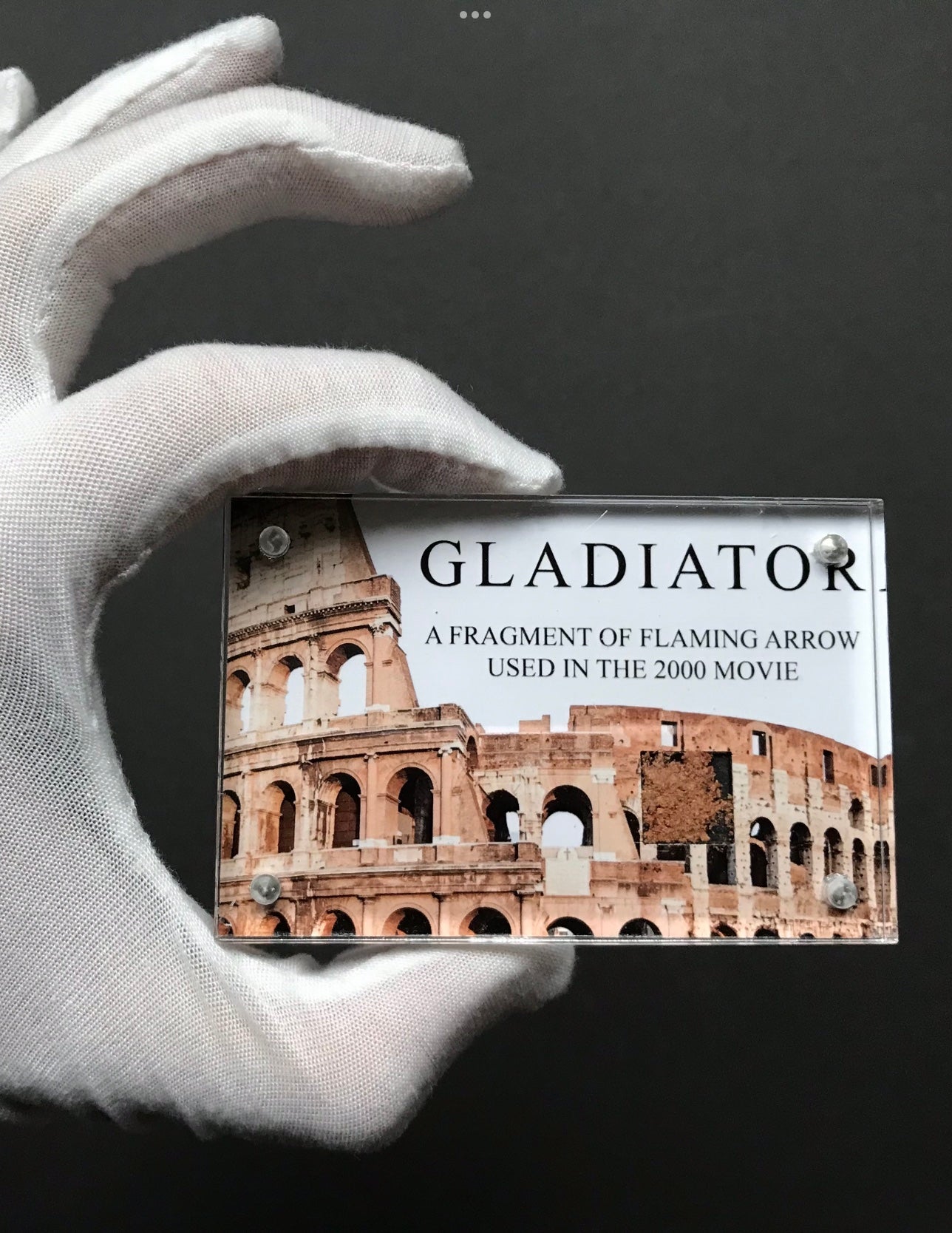 Gladiator (2000) - A Miniature Prop Display