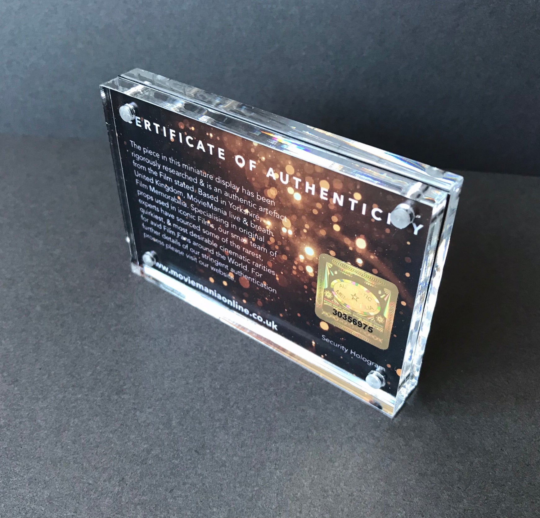 Bram Stoker’s Dracula (1992) - A Piece of Original Castle Miniature