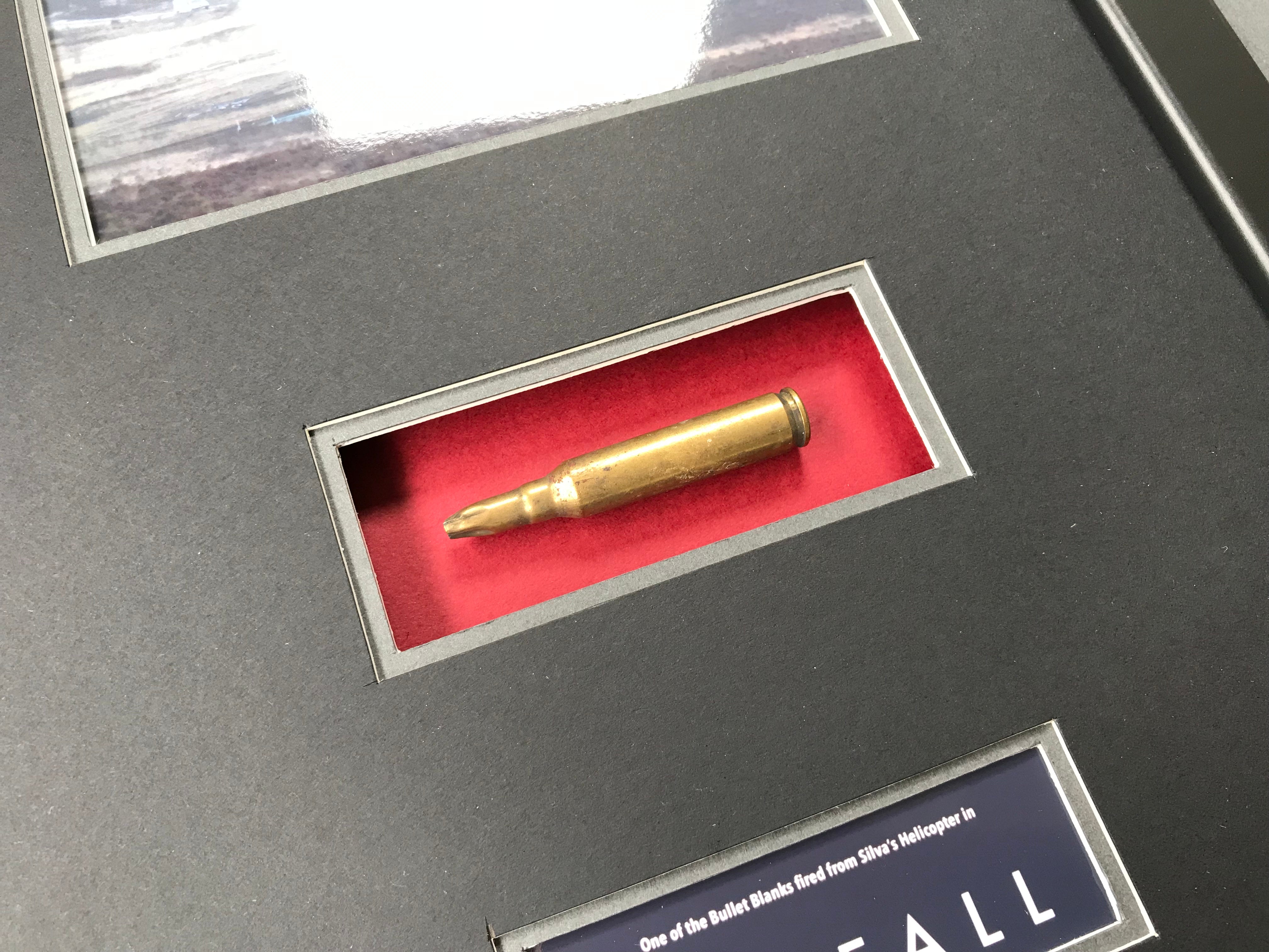 Skyfall (2012) - A Bullet Blank fired from Raoul Silva’s Helicopter