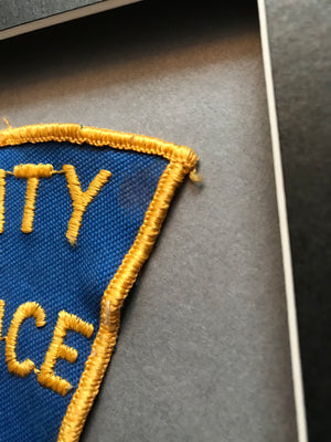 Jaws (1975) - A Framed ‘Amity Police’ Uniform Patch