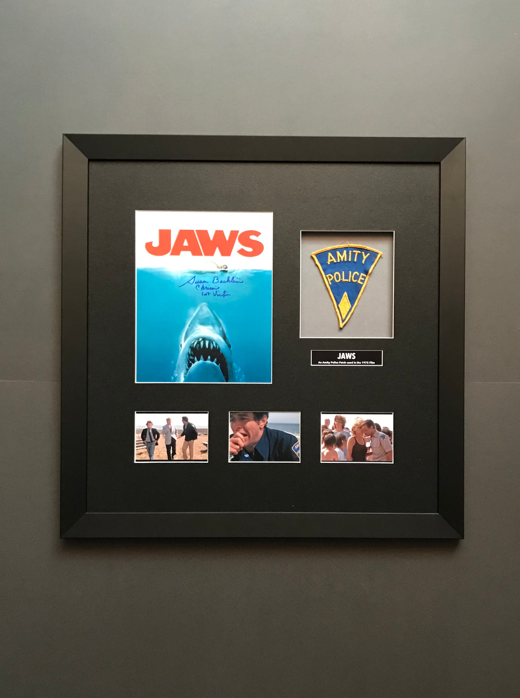 Jaws (1975) - A Framed ‘Amity Police’ Uniform Patch