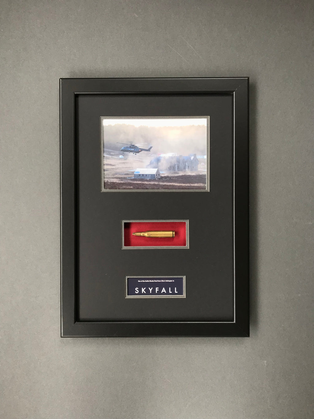 Skyfall (2012) - A Bullet Blank fired from Raoul Silva’s Helicopter