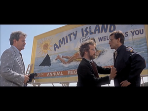 Jaws (1975) - A Framed ‘Amity Police’ Uniform Patch